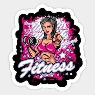 Fitness beauty Sticker